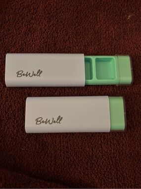 BeWell Portable Pill Cases - set of 2